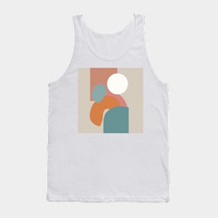 Cat Detaching an IdeaIdealism of Greed / Cat. #032 (2085) - abstract art Tank Top